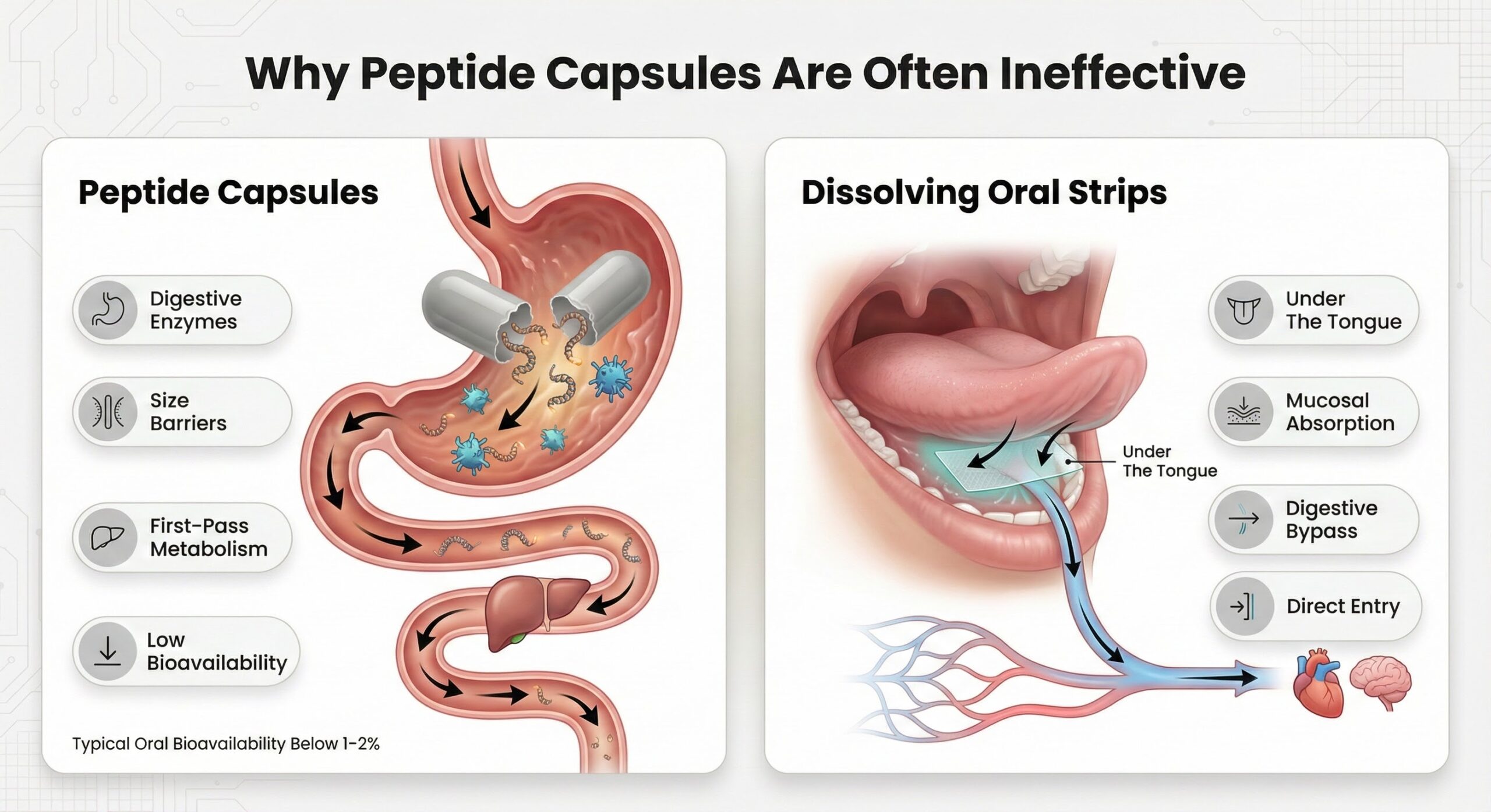 Why Peptide Capsules are Often Ineffective