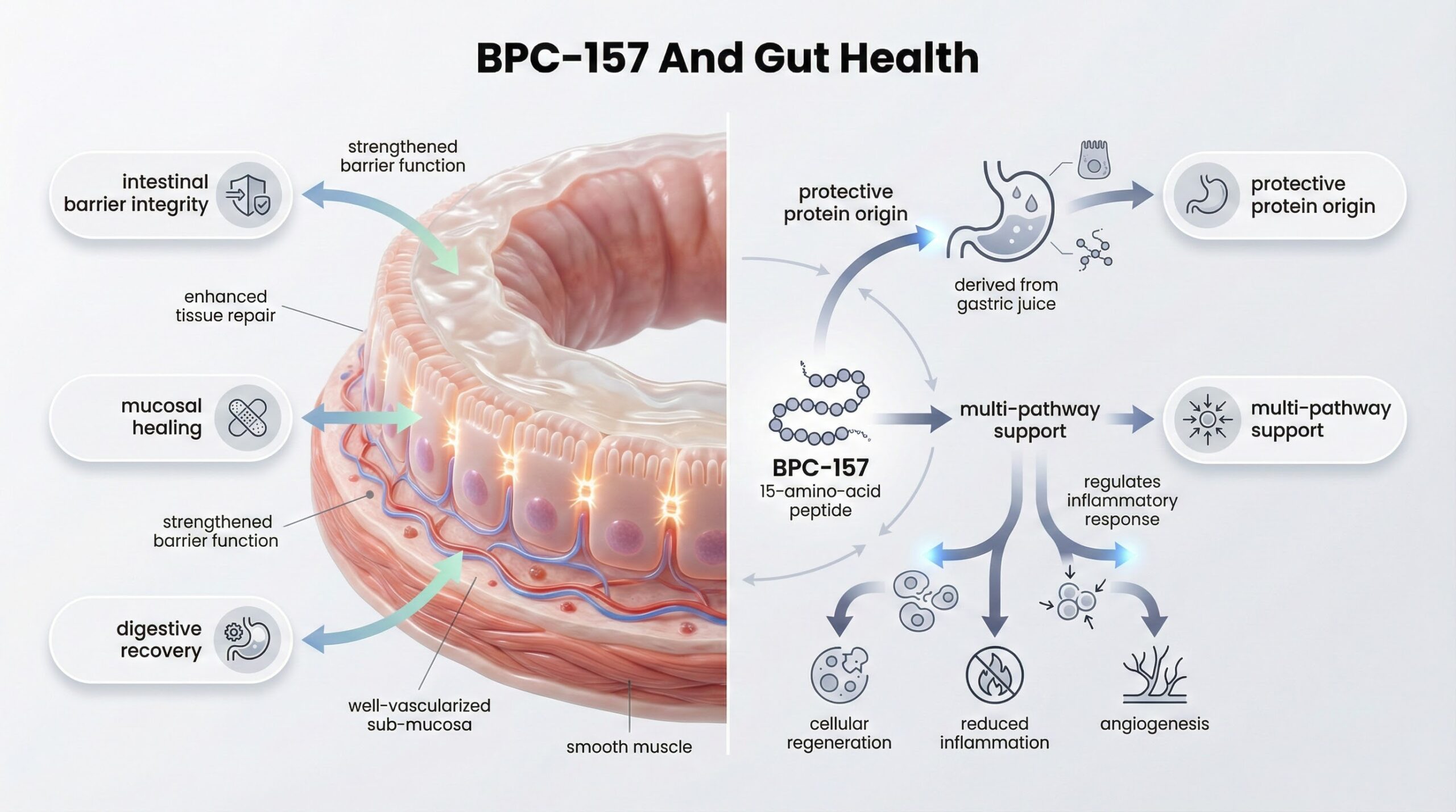 BPC-157 and Gut Health: What the Research Suggests